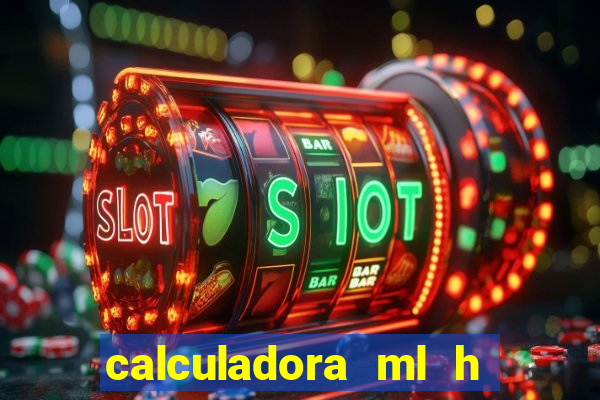 calculadora ml h para mcg kg min